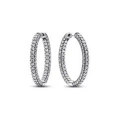 PANDORA - Aretes De Aro Fila De Pavé Timeless