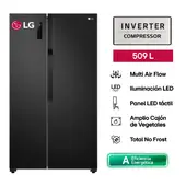 Refrigeradora LG 509Lt Side By Side GS51MPD