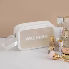 WELCOME HOME LIMA - Cosmetiquera Blanca De Viaje