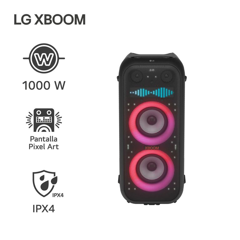 Parlante XBOOM XL9T 1000W Bluetooth IPX4 Pixel Art