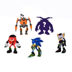 SONIC - Figuras De Acción Pack x5 7cm Surtido