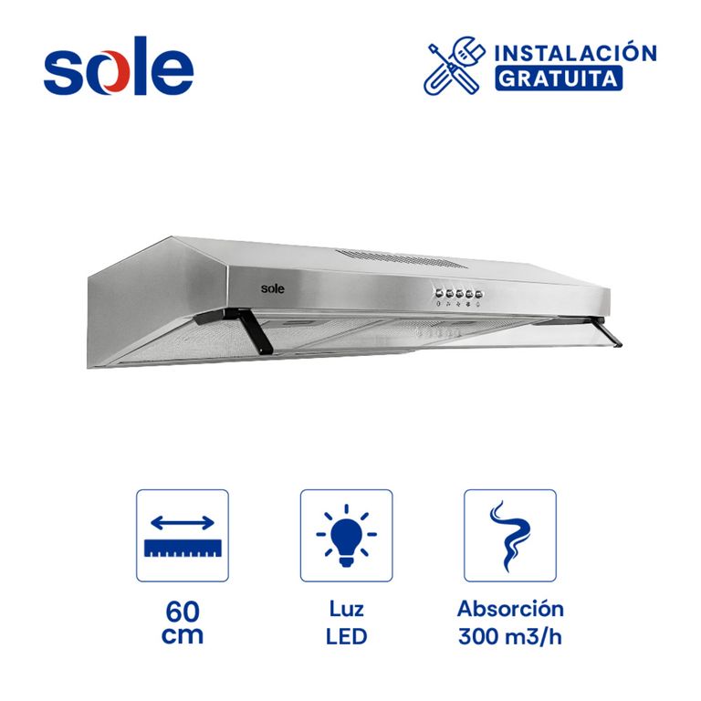 Campana Extractora Roma 60 Cm