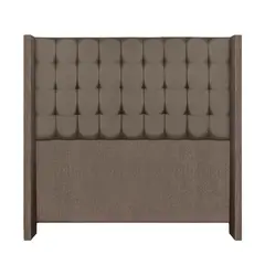 DROM - Cabecera Mild Cuadros Queen Marron