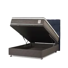 ROSEN - Dormitorio Boxet New Style 6 Issey Azul Queen
