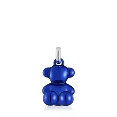 TOUS - Colgante Plata Acero Acab Azul
