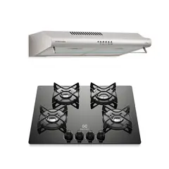 ELECTROLUX - Combo Encimera 4h Etgz24f0epub + Campana Ejse242tbjs