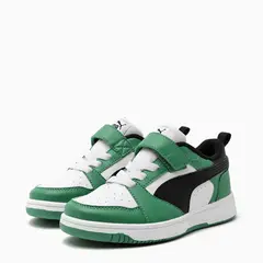 PUMA - Zapatillas Urbanas Niño Rebound V6 Lo Ac+ Ps Verde