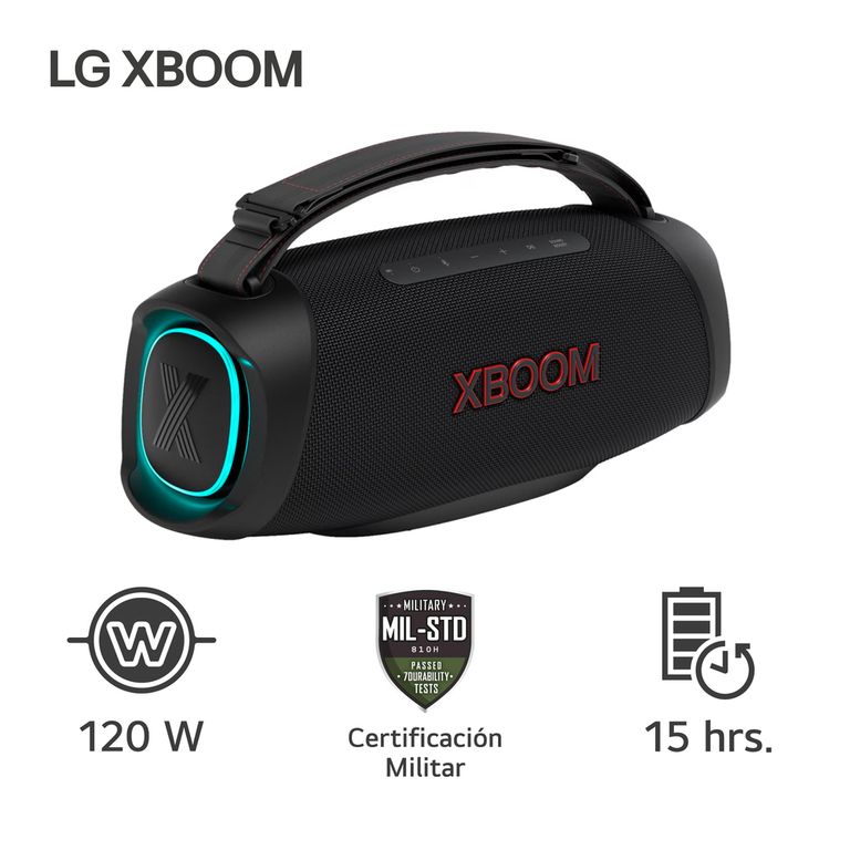 Parlante XBOOM Go XG8T 120W Bluetooth Certificación Militar