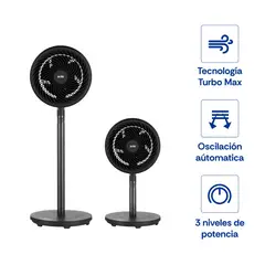 SOLE - Ventilador De Aire Turbomax 2 En 1