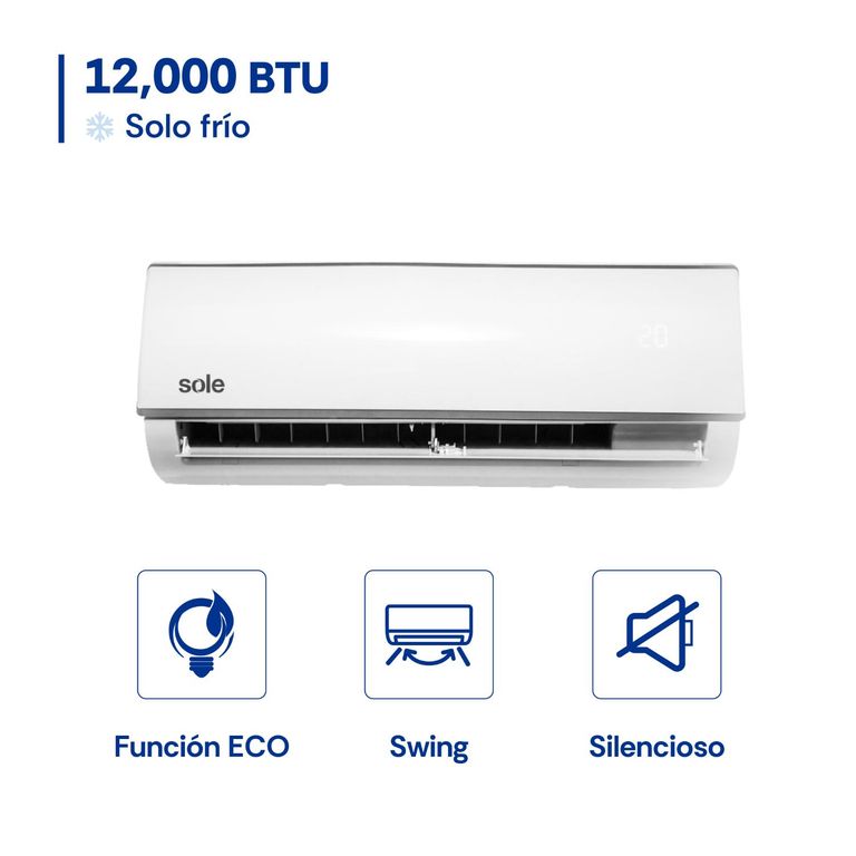 Aire Acondicionado Split 12 Kbtu.