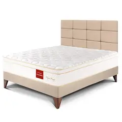 PARAISO - Dormitorio Europeo Royal Prince Flexible Blocks 2 Plz + 2 Almohadas Viscoelásticas