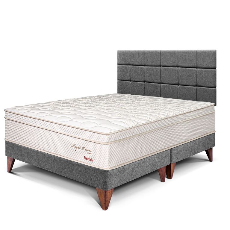 Dormitorio Europeo Royal Prince Flexible Blocks King + 2 Alm