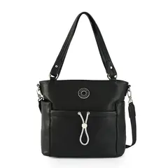 AMPHORA - Cartera Roudy Negro