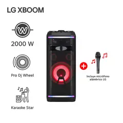 LG - Torre de sonido XBOOM OK99M 2000W Bluetooth Karaoke Star