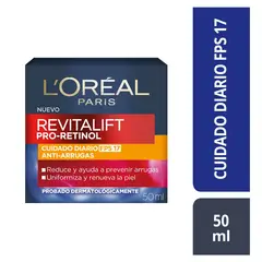 LOREAL PARIS - Crema Día Retinol 50ml Loreal