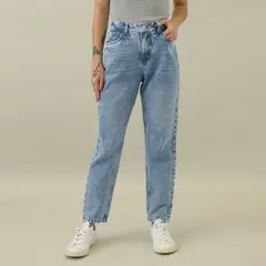 DENIMLAB - Jean Mom 100% Algodón Mujer