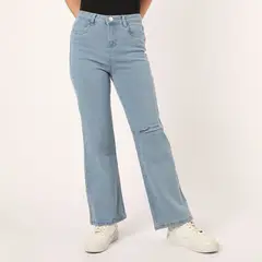 SYBILLA - Jean Wide Leg Tiro Alto Mujer