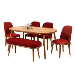 HOME PREMIUM - Juego de Comedor 4 Sillas  Banquet