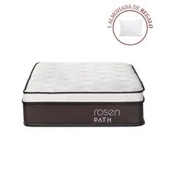 ROSEN - Colchón Path 1 Plz + 1 Almohada
