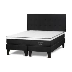 ROSEN - Dormitorio Europeo Path New West Queen + 2 Almohadas
