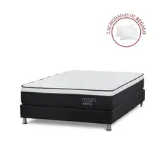 ROSEN - Cama Box Tarima Path 2 Plz + 2 Almohadas