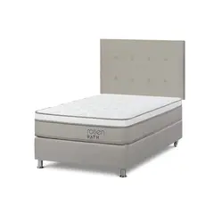 ROSEN - Dormitorio Path Niebla New West Niebla 1.5 Plz + 1 Almohada