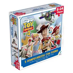 DISNEY - Rompecabezas 5 En 1 Toy Story 24 Piezas