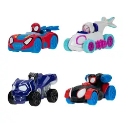 SPIDEY - Pack X4 Vehiculos Bluey