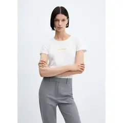 MANGO - Polo Manga Corta Mujer