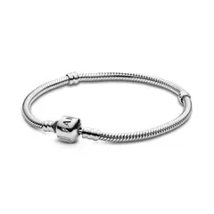 PANDORA - Pulsera De Plata Cierre De Barril