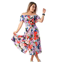 FORDAN JEANS - Vestido Largo Mujer Ford