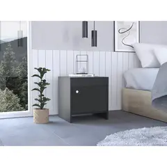 TUHOME - Velador Colore Wengue 1 Puerta