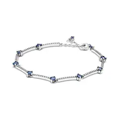 PANDORA - Brazalete En Plata Barras Y Cristal