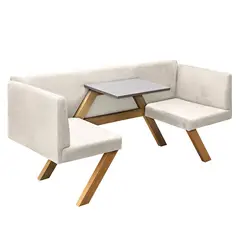 MICA - Sofa 2 Cuerpos Con Mesa Incorporada Tokyo