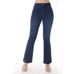 KANSAS - Jean Flare Tiro Alto Mujer