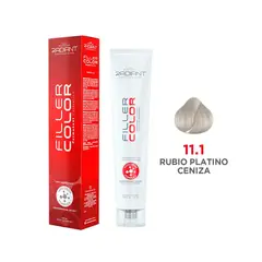 RADIANT - Filler Color Tinte 11.1 Rubio Platino Ceniza Tubo 100ml