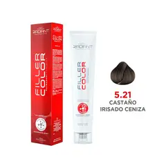 RADIANT - Filler Color Tinte 5.21 Castaño Irisado Ceniza Tubo 100ml