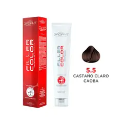 RADIANT - Filler Color Tinte 5.5 Castaño Claro Caoba Tubo 100ml