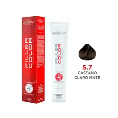 RADIANT - Filler Color Tinte 5.7 Castaño Claro Mate Tubo 100ml