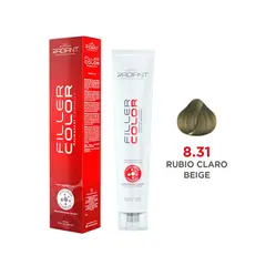 RADIANT - Filler Color Tinte 8.31 Rubio Claro Beige Tubo 100ml