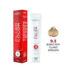RADIANT - Filler Color Tinte 9.3 Rubio Muy Claro Dorado Tubo 100ml