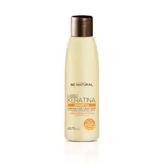 BE NATURAL - Shampoo Para Cabello Lisso Keratina 100ml