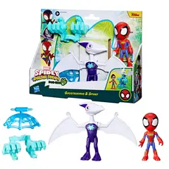 SPIDEY - Figura De Acción Ghostasaurus & Dino-Webs & His Amazing Friends