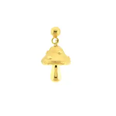 MAISHA - Dije Mushroom Bañado En Oro 24k
