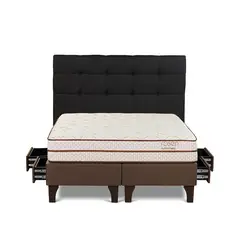 ROSEN - Dormitorio Con Cajones Autonomy Land Issey Grafito King