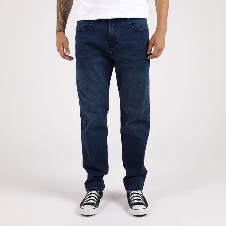 Jean Basic Slim Para Hombre