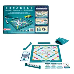 HASBRO - Juego De Mesa Scrabble 2 En 1 Colaborativo