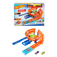 HOT WHEELS - Pista De Juguete Circuito Giro Veloz