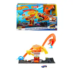 HOT WHEELS - Pista Cobra Vs Pizzería Con Auto