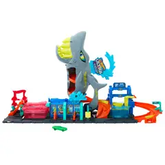 HOT WHEELS - Pista Lavado Tiburón Multi-Nivel